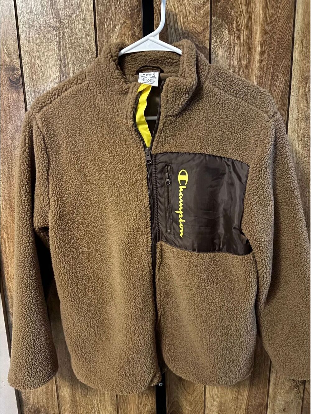 Champion Teddybear Fleece Jacket Size Medium 10-12